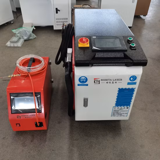 Macchina laser a fibra tre in una di alta qualità, prezzo più basso, saldatura, taglio, pulizia, 1kw 1.5kw 2kw, macchina per macchinari industriali