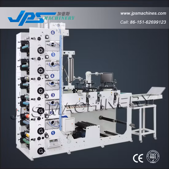 Macchina da stampa flessografica automatica per etichette con laminazione+fustellatura rotativa+stazione di rivestimento/bicchiere di carta/adesivo per pellicola taglierina per stampante flessografica
